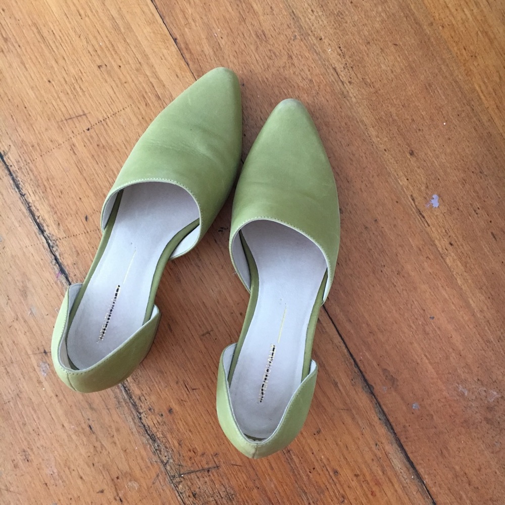 Pea Green Intentionally ___ (Blank) Mules